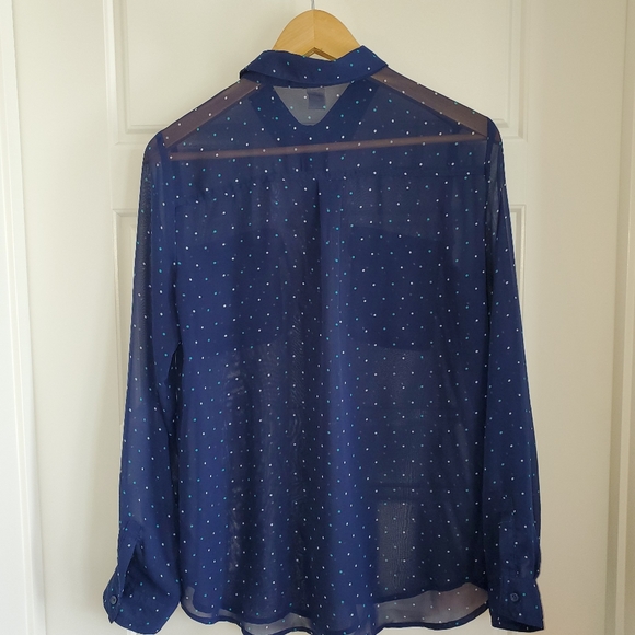 Old Navy long sleeve sheer top size m - Picture 6 of 7